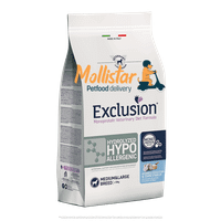 Exclusion | Hydrolized Hypoallergenic Vet Diet Fish & Corn medium mollistar.it