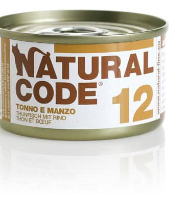 Natural Code 12 Tonno e Manzo • 0,85g