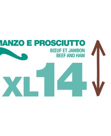 Natural Code XL14 Manzo e Prosciuto • 170g
