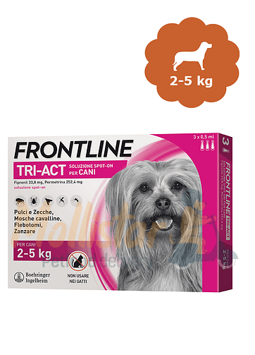 Frontline Tri Act 5-10kg rosa