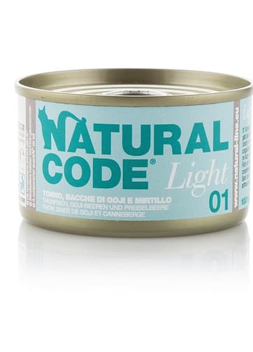Natural Code Light 01 Tonno, Bacche di Goji e Mirtilli • 0,85g