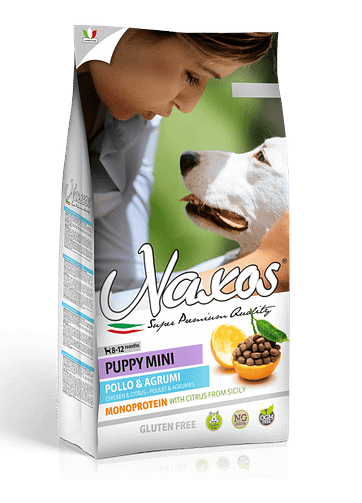 Naxos Puppy Mini Pollo e Agrumi • 0.8 Kg