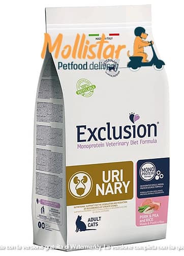 Exclusion | Urinary Cat Pork & Pea mollistar.it