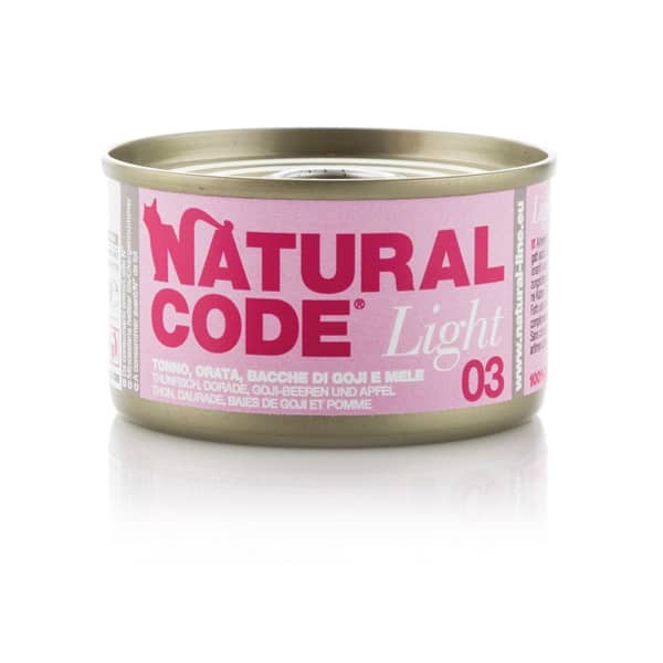 Natural Code Light 03 Tonno, Orata, Bacche di Goji e Mela • 0,85g