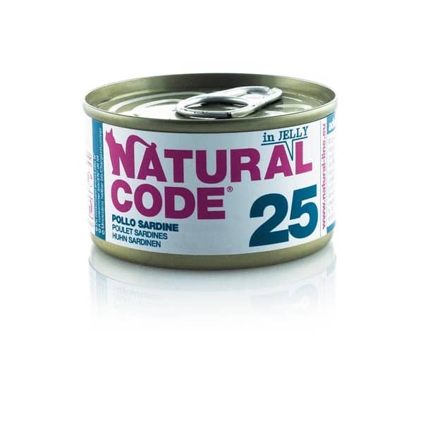 Natural Code 25 Pollo e Sardine • 0,85g