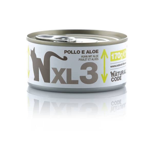 Natural Code XL3 Pollo e Aloe • 170g