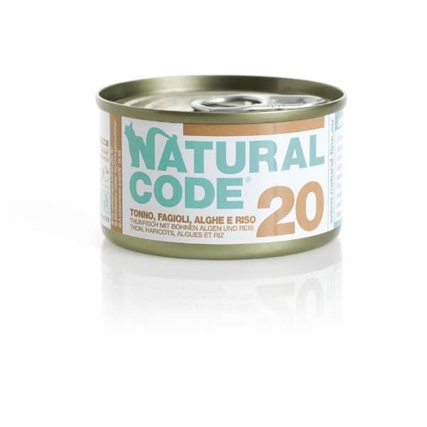 Natural Code 20 Tonno, Fagiolini e Alghe • 0,85g