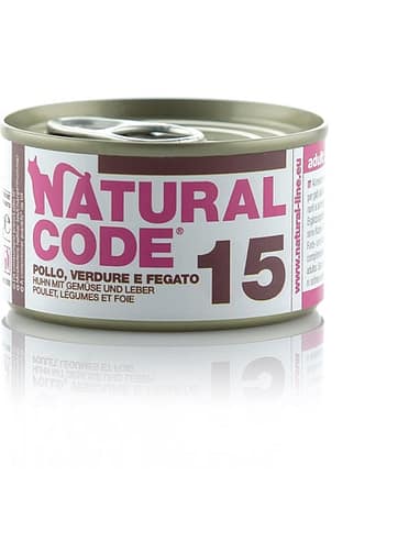 Natural Code 15 Pollo, Verdure e Fegato • 0,85g
