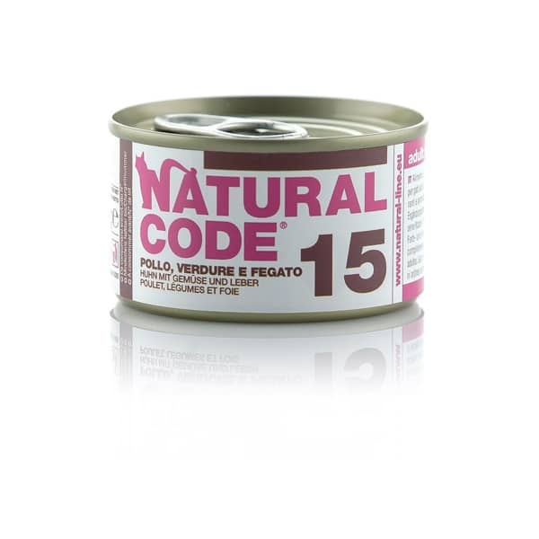 Natural Code 15 Pollo, Verdure e Fegato • 0,85g