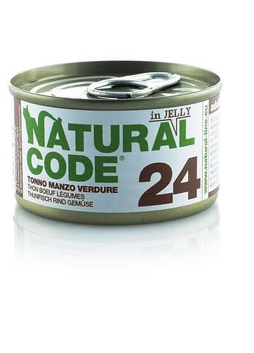 Natural Code 24 Tonno Manzo e Verdure • 0,85g