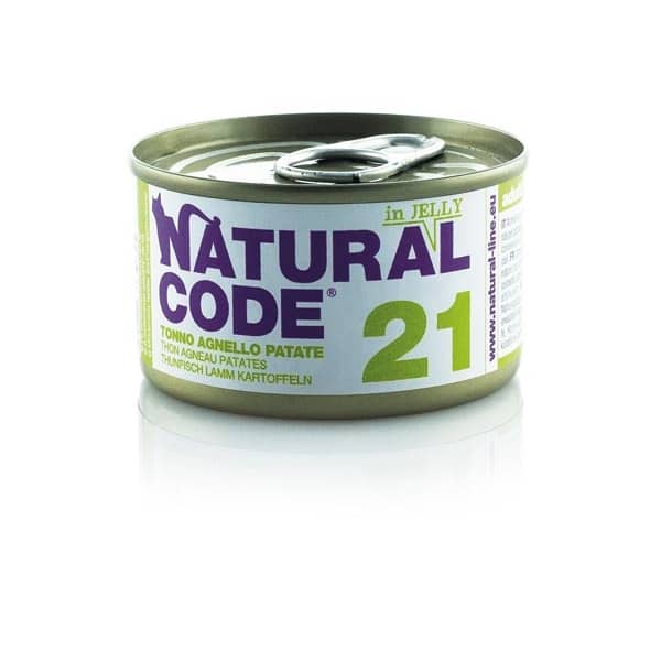Natural Code 21 Tonno, Agnello e Patate • 0,85g