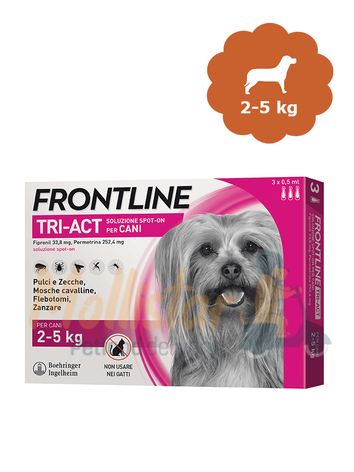Frontline Tri Act 5-10kg rosa